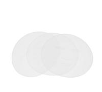 Mikikit Lot De 3 Plateaux De Masques Faciaux En Silicone Blanc, Moules Pour Fabrication De Masques De Boue Algues, Légers Et Portables, Adaptés Aux Créatrices De Soins Visage