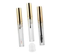 Mikikit Lot De 3 Tubes Mascara Vides 4 Ml Plastique Transparent Réutilisable Pour Cosmétiques Diy Voyage Eye-liner Brillant à Lèvres