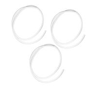 Mikikit Lot de 3 Tuyaux en PVC pour Interrupteur de d'Eau Compatible Laveuses Transparent Installation Facile Mécanisme Anti- Tuyau de Pressostat de d'Eau