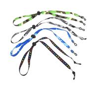 Mikikit Lot de 4 Cordons Réglables en Polyester pour Lunettes de Soleil, Accessoires Anti-perte et Antidérapants, Légers et Polyvalents pour Sport et Usage Quotidien Couleur Aléatoire