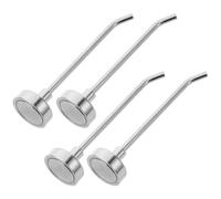 Mikikit Lot de 4 Crochets Magnétiques en Ndfeb Robustes et Réglables Suspendre Flexible à 135° pour Ustensiles et Couronnes Cuisine et Commerce