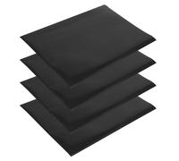 Mikikit Lot de 4 Feuilles Autocollantes Magnétiques Effaçables A4 30,5 X 21 Cm, Papier Tableau Noir Amovible pour Bureau et Salle de Jeux, Rouleau de Papier Craie Vinyle