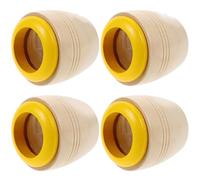 Mikikit Lot de 4 Kaléidoscopes en Bois 4 Pièces Couleur Aléatoire, Jouets Kaléidoscope pour Garçon et Filles, Prismes Amusants D'extérieur, Légers et Éducatifs pour Fête