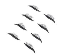 Mikikit Lot De 4 Paires D’autocollants Pour Eye-liner Pailleté Noir, Bande Pour Cils Noirs, Maquillage Facile, Adaptés Aux Fêtes, Cosplay Et Usage Quotidien