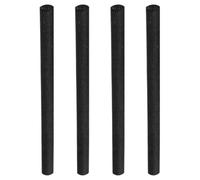 Mikikit Lot de 4 Tiges de Graphite Conductrices Diamètre 6 MM pour Études Électrochimiques et Applications de Laboratoire Matière Première Graphite Résistante Haute Température