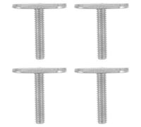 Mikikit Lot de 4 Vis de Fixation INOX 6X30 MM pour Rails de Kayak Boulons et Écrous Résistants à la Corrosion Accessoires Robustes pour Installation et Maintenance de Systèmes de Rails