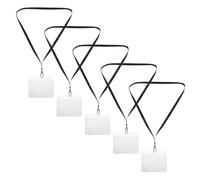 Mikikit Lot De 5 Cordons D'Identification Cordons Pour Badges Nominatifs Cordons Pour Cartes D'Identité Cordons Pour Étiquettes Scolaires Cordons Pour Cartes D'École