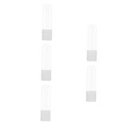 Mikikit Lot De 5 Embouts De Brosse À Dents Accessoires D'Extérieur Étui De Voyage pour Électrique Boîtes De Rangement pour Têtes De Brosse Support pour Embout