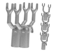 Mikikit Lot De 6 Piquets Métalliques Porte-Arbre pour Jardin Et Verger, Supports De Branches en Alliage D'aluminium, Kit Universal De Tuteurs pour Plantes Et Arbres Fruitiers
