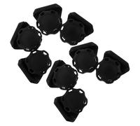 Mikikit Lot de 8 Clips de Visière en Nylon pour Casque de Football Américain - Fixations Robustes et Visserie - Maintien Sécurisé et Installation Facile pour Sport et Entraînement