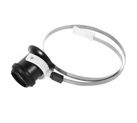 Mikikit Loupe de Réparation Montre Tête avec Anneau Acier Inoxydable Grossissement Haute pour Bijoux et Maintenance Électronique Outil Pratique et