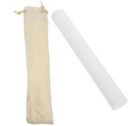 Mikikit Maillet de Bol Chantant en Acrylique Blanc, Portable et Confortable à Tenir, Bâton Simple pour Bol Tibétain et Percussion Spirituelle