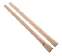 Mikikit Manches de Houe en Bois Massif 2 Pièces pour Outils Agricoles et Jardinage, de Surface Antidérapant, Poignées Robustes Adaptées à Usage Domestique et Industriel Couleur Aléatoire