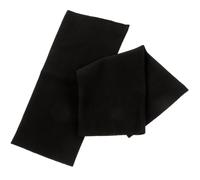 Mikikit Manchon de Compression Genoux Noir pour Sport et Ski, Tissu Poly-élastique Épais, Protection et Maintien Chaud, pour Cyclisme et Activités Extérieures