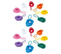 Mikikit Maniques pour pour Métier à Tisser 96 Boucles Élastiques Multicolores Kit de Recharge DIY Accessoires Tissage pour Tricotin et Loisirs Créatifs pour Adultes et Garçon et Filles