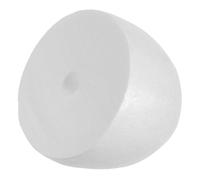 Mikikit Mannequin de Gâteau en Mousse Blanche 20 CM Accessoire Pâtisserie DIY pour Entraînement Décoration Gâteau Modèle Créatif Robe Princesse 8 Pouces Fournitures Présentation