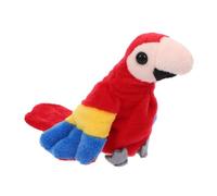 Mikikit Marionnette Doigt Perroquet Mini Peluche Éducative Mouvement Facile pour Garçon Fille Jeu Imagination et Narration Maison École