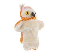 Mikikit Marionnette Main Peluche Chat Hibou Interactive Douce pour Garçon Fille Éducatif Storytelling Garçon Fille et Adulte Stimule Imagination et Jeu Créatif
