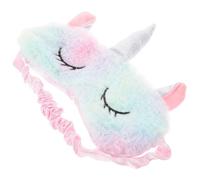 Mikikit Masque de Nuit Licorne Sommeil Paisible en Tissu Respirant et Flexible, Cache-œil Confortable Design Unique pour Dormir et Voyager