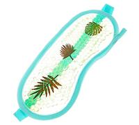 Mikikit Masque Oculaire Rafraîchissant Yeux, Patchs Réutilisables en PVC, Confortables à Porter, Sieste Voyages