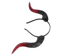 Mikikit Masquerade Headband With Detachable Bull Horns Elastic Horn Hair Hoop For Halloween Day Of The Dead Cosplay And Carnival Accessories
