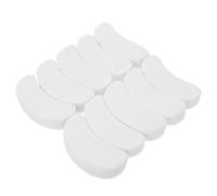 Mikikit Masques Oculaires Jetables 1000 Pièces en Papier Non Tissé Blanc Légers et Doux Peau pour Soins DIY des Yeux en Hôtel ou Usage Quotidien