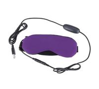 Mikikit Masques Yeux Sommeil USB Chaud/Froid Arrêt Automatique Bloque Lumière Bandeau Rafraîchissant Réutilisable pour Maison Bureau Voyages Homme Femme