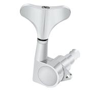 Mikikit Mécaniques Bass Tuner de Argenté Jeu de Rl pour Basse Durable et Facile à Installer Remplacement Fiable des Têtes