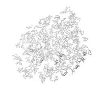 Mikikit Mini Breloques Alphabet en Alliage Argenté pour Fabrication Bijoux Diy, 130 Pièces, Lettres A-z, Charms Pendentifs Métal, Loisirs Créatifs, Collier et Bracelet, Présent Créatif