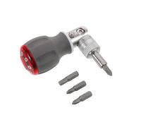 Mikikit Mini Tournevis à Cliquet 8-en-1 Multi-Embouts Réglables en Acier Solide pour Réparation Ordinateur et Électronique Outil de Précision Portable pour Téléphones et Lunettes