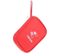 Mikikit Mini Trousse de Premiers Soins Portable Pochette de Rangement d'Urgence en Tissu Oxford Paquet à Remède de Voyage Organisateur de Secours pour Randonnée Camping Loisirs École