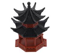 Mikikit Miniature Zen Garden Figurines Accessoires De Décoration pour Bonsai Et Aquarium Décorasiion De Jardin Asiatique Petite Statue Architecture Ancienne