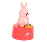 Mikikit Minuteur Mécanique Magnétique pour Cuisine Timer de Cuisson avec Rappel Sonore Outil de Gestion pour Études et Boulangerie Rouge
