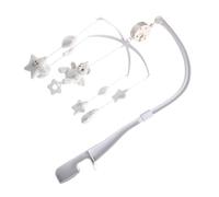 Mikikit Mobile pour Berceau Bébé D’Ange et Étoiles Musical Suspendu Doux et Sûr Décoration Chambre Bébé Shower Mobile Sensoriel pour -Né Présent Naissance