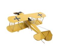 Mikikit Modèle Avion Rétro Décoration Vintage pour Collectionneurs et Bureau Ornement Métal Unique et Délicat Cadeau Histoire