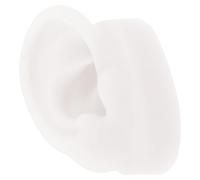 Mikikit Modèle de Simulation de Piercing en Silicone Blanc pour Entraînement Perçage D'oreilles Apparence Réaliste et Utilisation Pratique pour Bijoux D'oreille