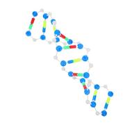 Mikikit Modèle Éducatif Adn Double Hélice pour Élèves, Kit de Génétique Moléculaire Pédagogique, Structure Moléculaire Détaillée, Outil Scientifique pour Cours de Biologie, Apprentissage
