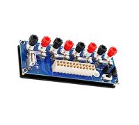 Mikikit Module De Sortie Alimentation ATX Pin -pin avec Indicateur De Puissance Et Base Adaptateur pour Projets De Calcul Physique