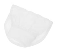 Mikikit Moufles Exfoliant Corporel de Bain Léger en Tissu Imitation Soie Blanc, Crée une Mousse Riche pour Peau Douce, Soin du Corps Féminin