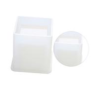 Mikikit Moule Silicone Carré pour Pot à Stylos Chaleur Antiadhésif pour Fondant Gâteau et Bricolage Créatif