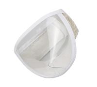Mikikit Muselière Respirante pour Chat Kit de Toilettage avec Couvre Tête Transparent Accessoire Pratique pour Prévenir Morsures Cris