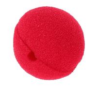 Mikikit Nez de Clown Rouge en Mousse Souple Ajustable pour Déguisement Carnaval et Cosplay, Accessoire Léger et Réutilisable pour Fête Halloween, Bal Masqué et Costume Clown
