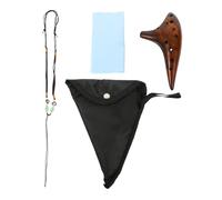 Mikikit Ocarina Porcelaine Fine C Alto pour Débutants Instrument Musical Durable avec Étui Corde et Manuel Cadeau pour Adultes