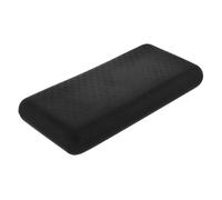 Mikikit oreiller pour le cou shampoing oreiller cervical de bassin repose-cou pour lavabo oreiller de cou d'évier oreiller de lavage des cheveux à contre- coussin de lavabo PVC Noir