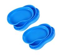 Mikikit Organisateur ABS 6 Plateaux pour Tri et Distribution Rapide de Pilules, Plateau Distributeur Hygiénique en Plastique Solide, pour Gestion Hospitalière et Soins Infirmiers