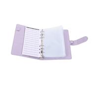 Mikikit Organisateur avec Pochettes Zippées Classeur Budget Portable pour des Dépenses et Économies Carnet Compte Personnel Pratique