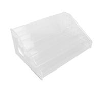 Mikikit Organisateur Vernis à Ongles Transparent 5 Étages 31x21,2x13,5 Cm Acrylique Rangement Cosmétiques Suspendus pour Salon de Manucure Usage Domestique