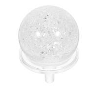 Mikikit Ornement Boule de Cristal pour Fontaine de Table Décoration Ronde Cristal pour Bureau et Aquarium Globe Décoratif Élégant et Robuste