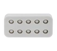 Mikikit Outil D'apiculture en Silicone Beige pour Élevage de Reines Moule Multifonctionnel en Cire D'abeille, Améliore L'efficacité des Apiculteurs Amateurs