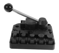 Mikikit Outil de Fabrication Bijoux Adulte pour Cintrage et Formage de Bagues, Machine Polyvalente en Abs Noir, pour Création de Bijoux et Prévention de Déformation